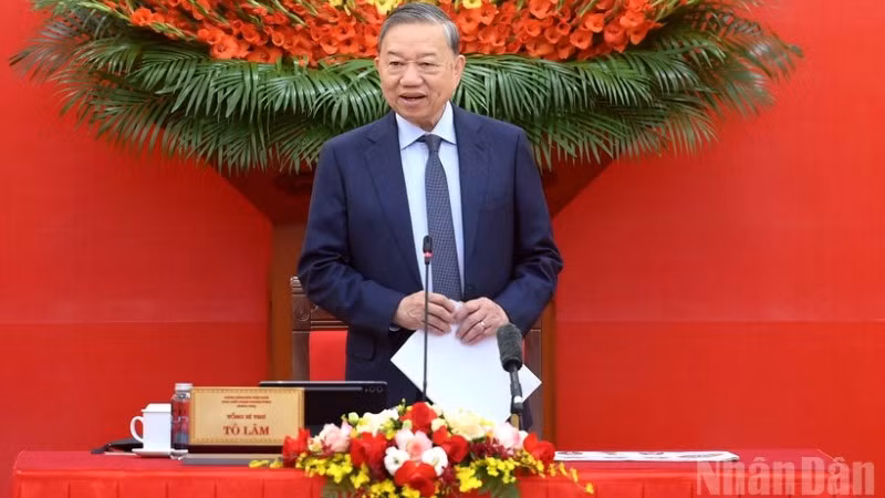 Tổng Bí thư Tô Lâm. (Ảnh: ĐĂNG KHOA)
