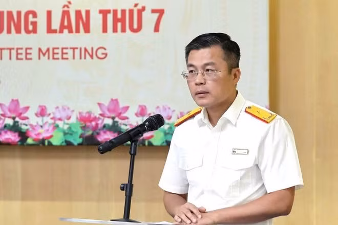 Phó Cục trưởng Cục Thuế Lê Long phát biểu khai mạc hội nghị.