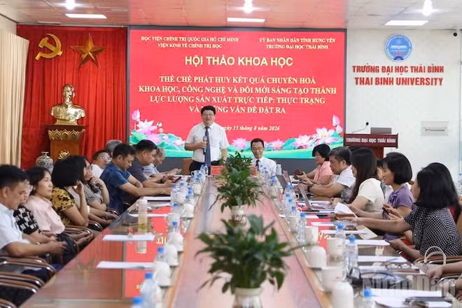 Quang cảnh hội thảo khoa học.