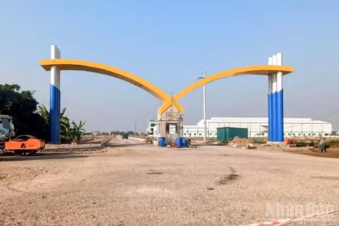 Cụm công nghiệp Bình Minh (xã Kiến Xương, tỉnh Hưng Yên), nơi Phạm Hữu Quang phát trực tiếp video có nội dung sai sự thật ngày 4/11/2025.
