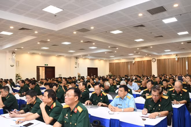 Hội nghị tập huấn cán bộ triển khai thực hiện nghị quyết Đại hội Hội Cựu chiến binh Việt Nam lần thứ VIII, nhiệm kỳ 2026-2031. (Ảnh: MINH SƠN)
