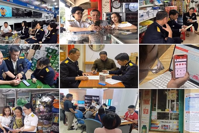 Cơ quan thuế các cấp tập trung triển khai công chức xuống cơ sở hỗ trợ bà con HKD lan tỏa với tinh thần cuối tuần không ngừng nghỉ