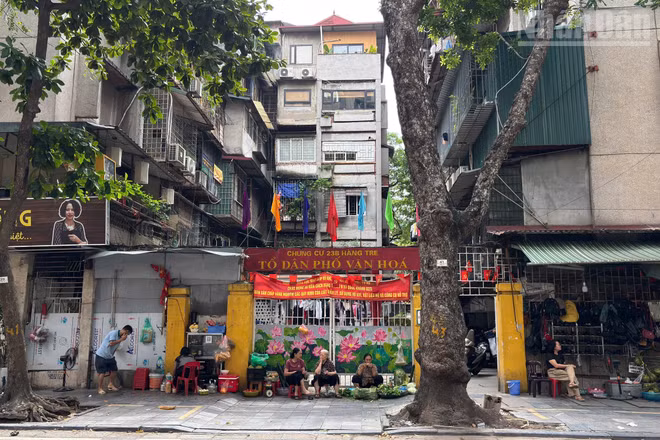 [Ảnh] Tập thể 23 Hàng Tre chuẩn bị được xây dựng lại, cải thiện điều kiện sống cho 125 hộ dân