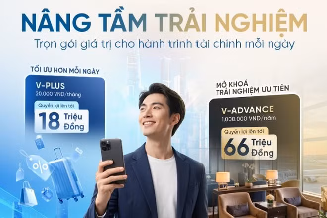 Vietinbank ra mắt hai gói tiện ích tài chính mới V-Plus và V-Advance.