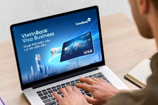 Thẻ VietinBank Visa doanh nghiệp.