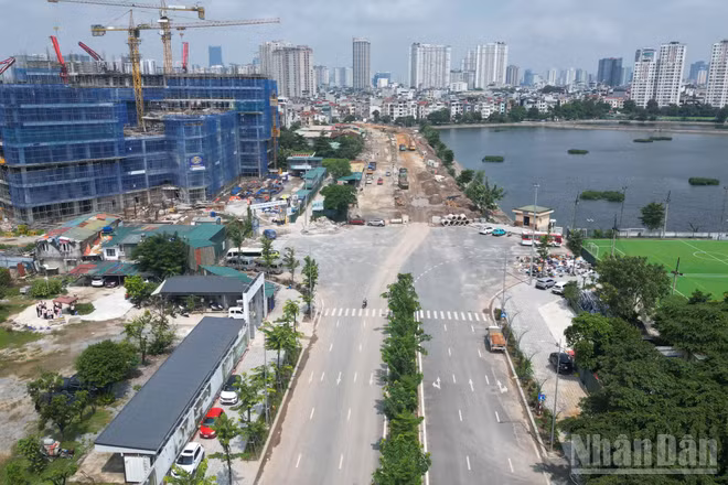 [Ảnh] Toàn cảnh công trường Vành đai 2,5 Hà Nội đặt mục tiêu thông xe kỹ thuật dịp 10/10