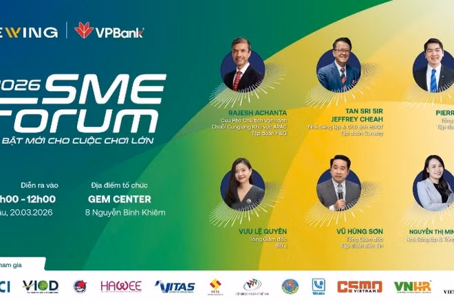 SME Forum 2026: VPBankSME mở diễn đàn tri thức giúp doanh nghiệp sản xuất, FMCG tìm lực bật cho giai đoạn tăng trưởng mới