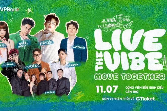 VPBank Live the Vibe - Move Together sẽ khởi động tại Cần Thơ vào ngày 11/7.