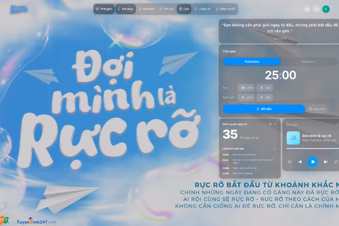 Trạm Học được thiết kế như người bạn đồng hành, giúp học sinh duy trì sự ổn định cả trong học tập lẫn cảm xúc