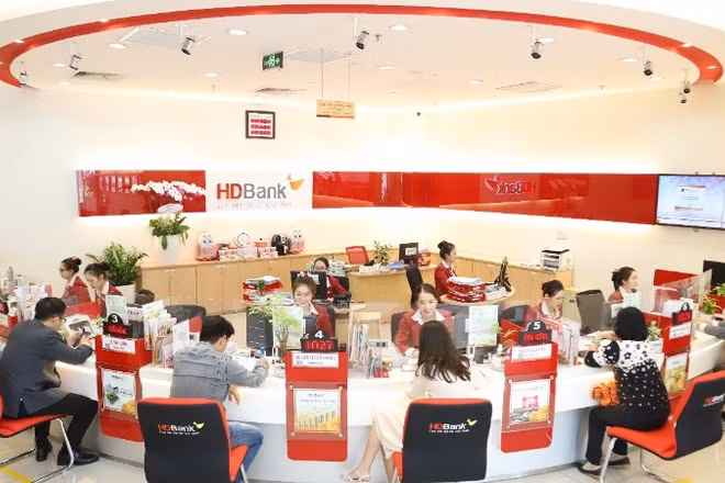 Quầy giao dịch của HDBank