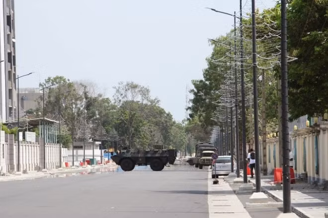 Quang cảnh đường phố tại Cotonou, Benin. (Ảnh: THX)